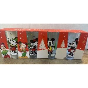 Disney Festive Mickey and Minnie Tumblers - Red and White